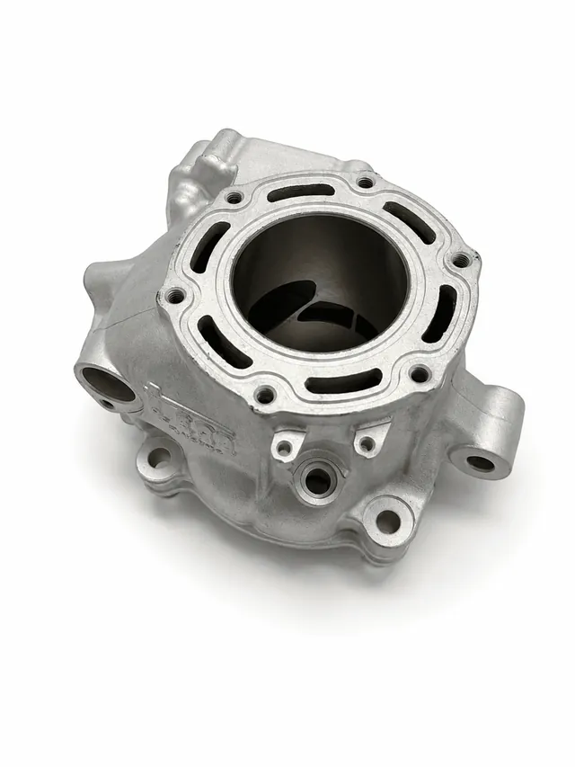 TM EN/MX 125 2-stroke cylinder re-chromed with restoration of the nickel-silicon carbide coating and T-Shape polishing.