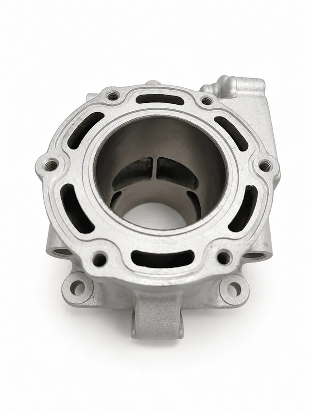 TM EN/MX 125 2-stroke cylinder re-chromed with restoration of the nickel-silicon carbide coating and T-Shape polishing.