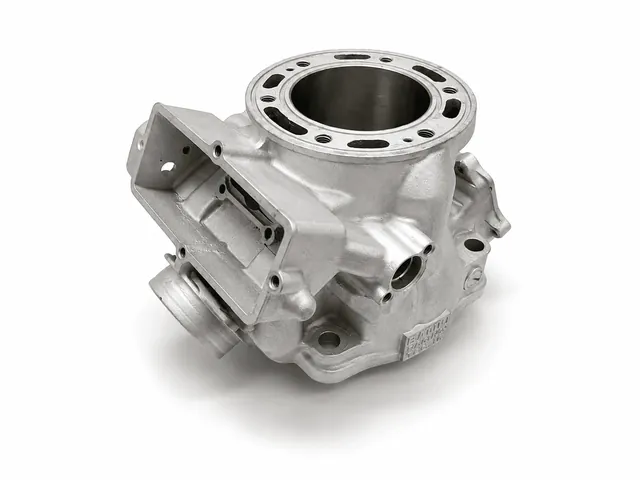 Yamaha YZ 250 2-stroke cylinder re-chromed with restoration of the nickel-silicon carbide coating and T-Shape polishing.