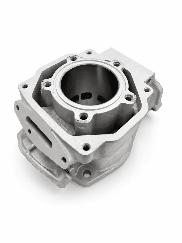 Aprilia RS 125 2-stroke cylinder re-chromed with restoration of the nickel-silicon carbide coating and T-Shape polishing.